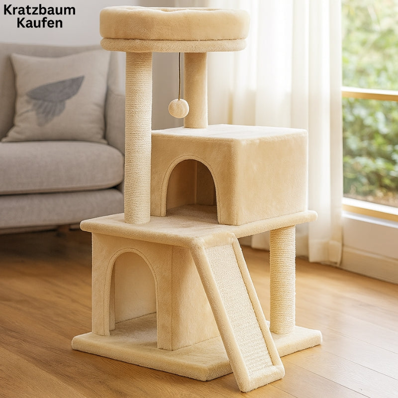 kaktus haus Katzenhaus mit Kratzbaum und Kaktus - Modell: 