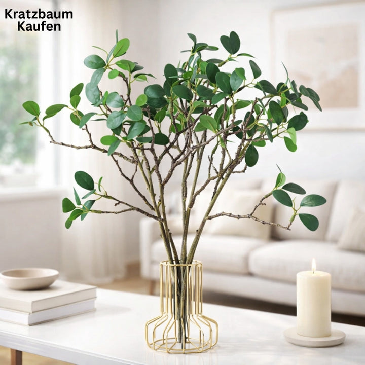 Künstlicher Laubbaumzweig 45cm für selbstgemachten Katzenbaum - Modell  