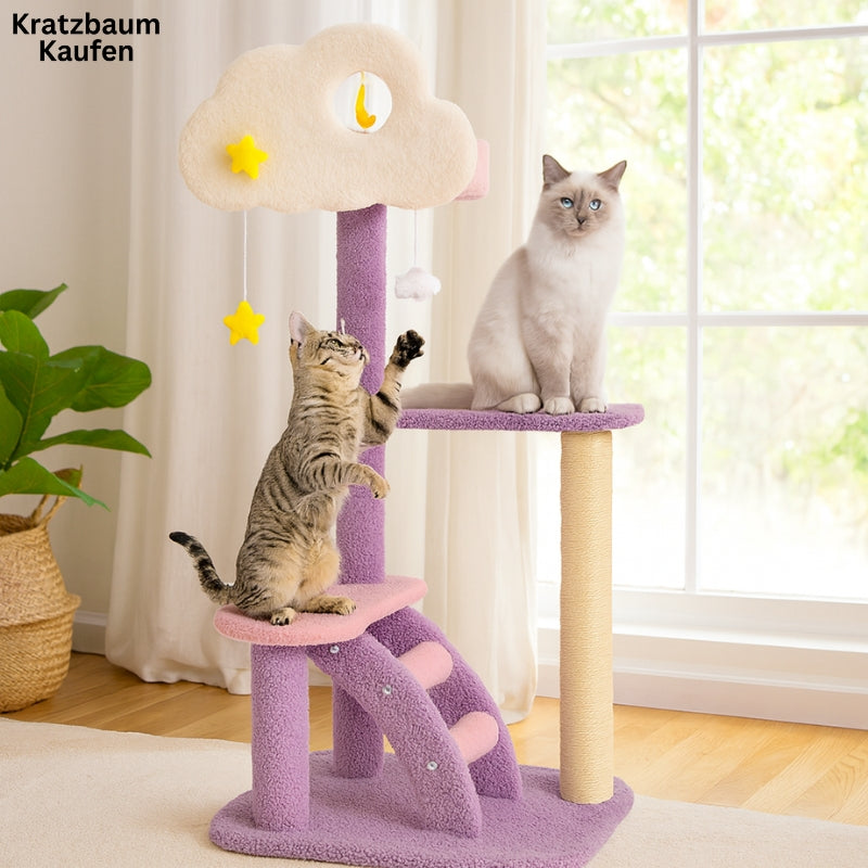 kratzbaum für große katzen mit dicken stämmen Kratzbaum für grosse Katzen – Extra stabil & robust – pandaloo.ch main image 1